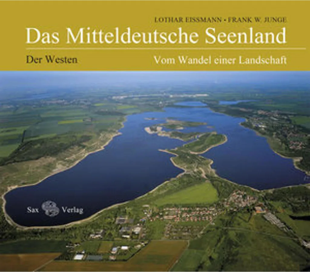Atlas Das Mitteldeutsche Seenland avec Itinéraires Cyclables et Navals