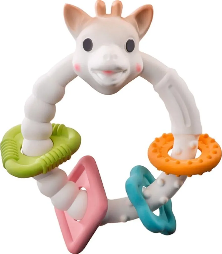 Anneau de dentition Girafe Sophie Vulli souple en caoutchouc naturel