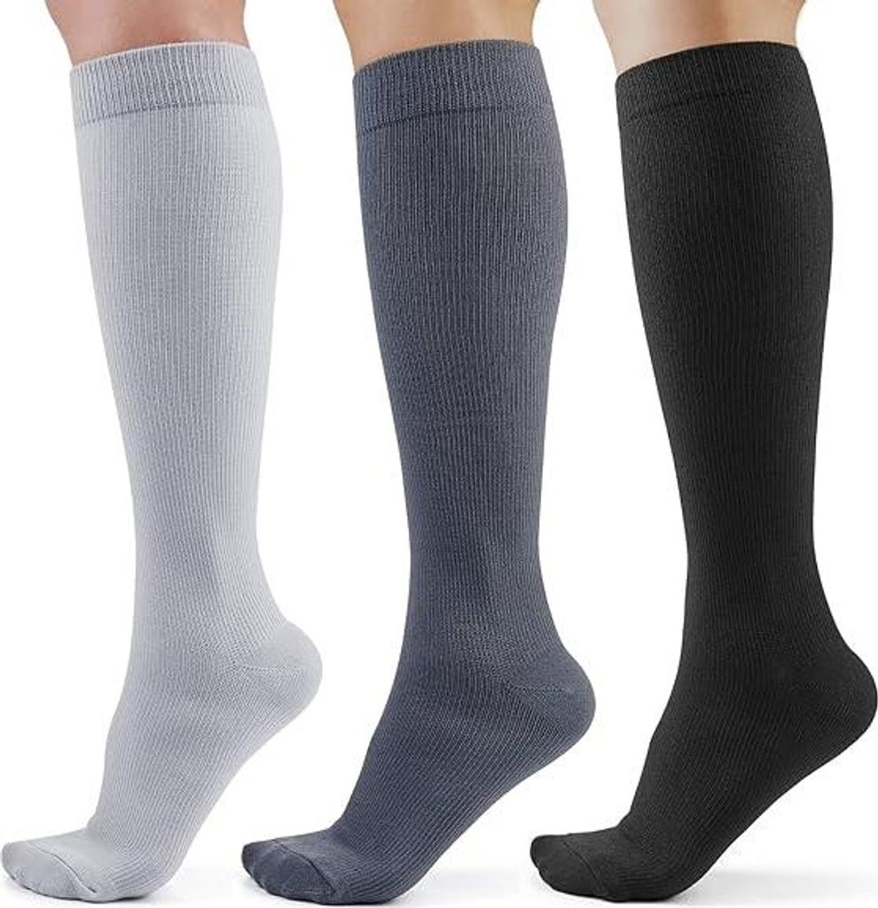 CAMBIVO Calze Compressione Graduata Donna Uomo 3 Paia, Immagine del prodotto 
