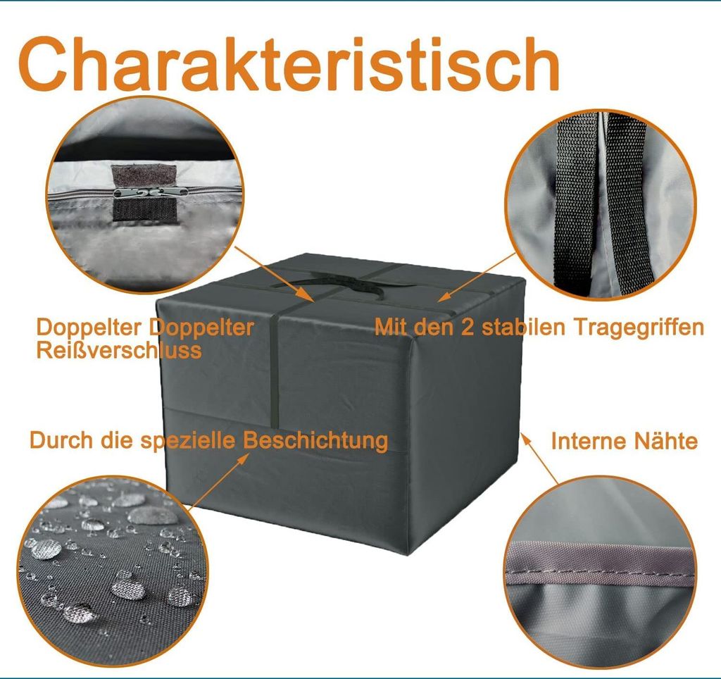 Climecare Aufbewahrungstasche und Schutzhülle für Auflagen Produktbild 4