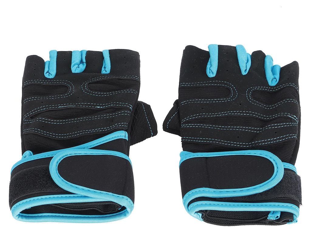Halbfinger-Fitness-Schutzhandschuhe, rutschfeste Handgelenkstütze, Gewichtheberhandschuhe (M)