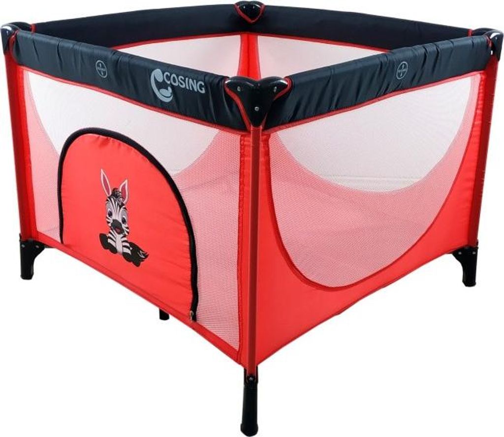 COSING Reiselaufstall EMA - Zebra Red