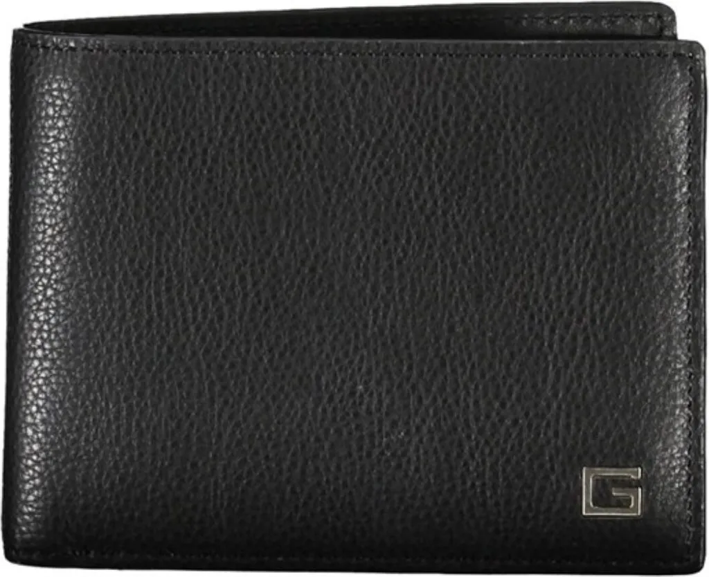 Portefeuille Guess SMNEZULEA24 Noir avec Multi-Rangements Zippé Luxe