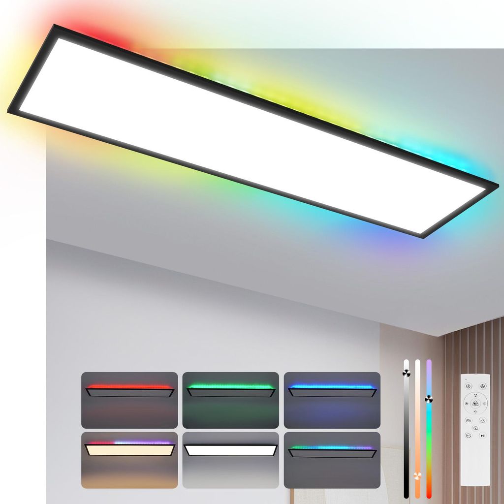 ZMH Pannello LED 100x25 Dimmerabile - Pannello da soffitto Immagine del prodotto 