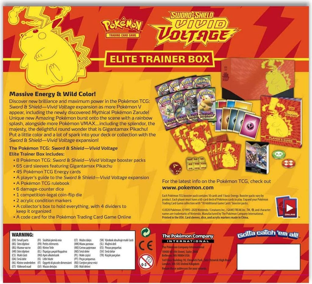 Pokémon Elite Trainer Box Sword & Shield Vivid Voltage Produktbild 3