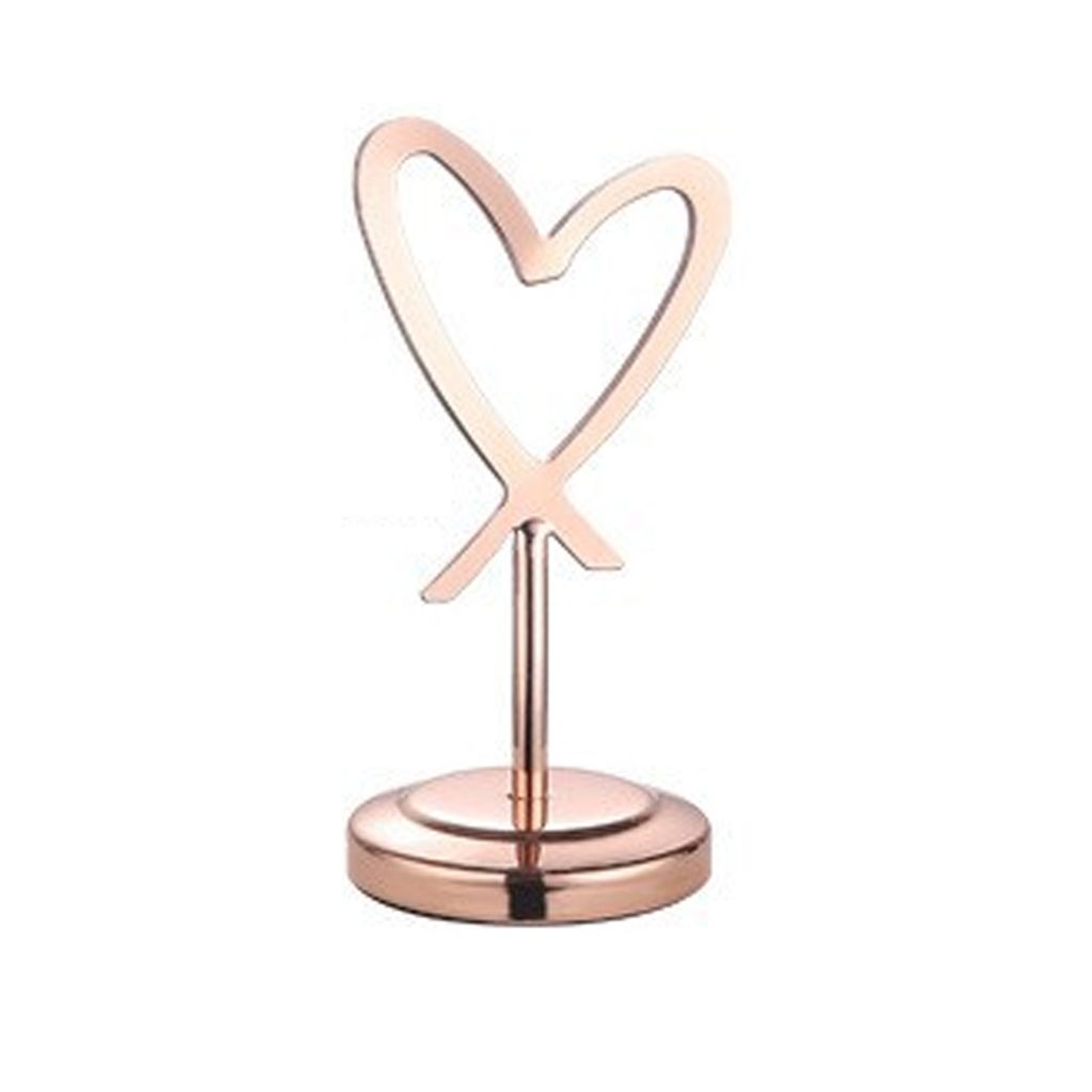 Edelstahl -Sitzkartenhalter Bankett Grußkarte Stand Hotel Restaurant Buffet Speisekarte Hochzeitsfeier Tisch Names Kartenhalter Home Supplies-Ros...