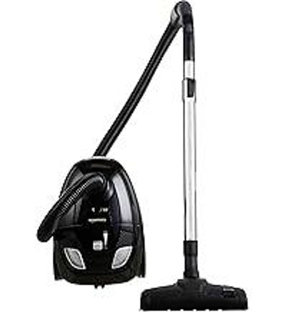 Staubsauger mit Beutel- VCB35B15C-1J7W-70, leistungsstark, kompakt und leicht, für Hart- und Teppichböden, HEPA-Filter, 700 W, 1.5 l, EU, Schwarz