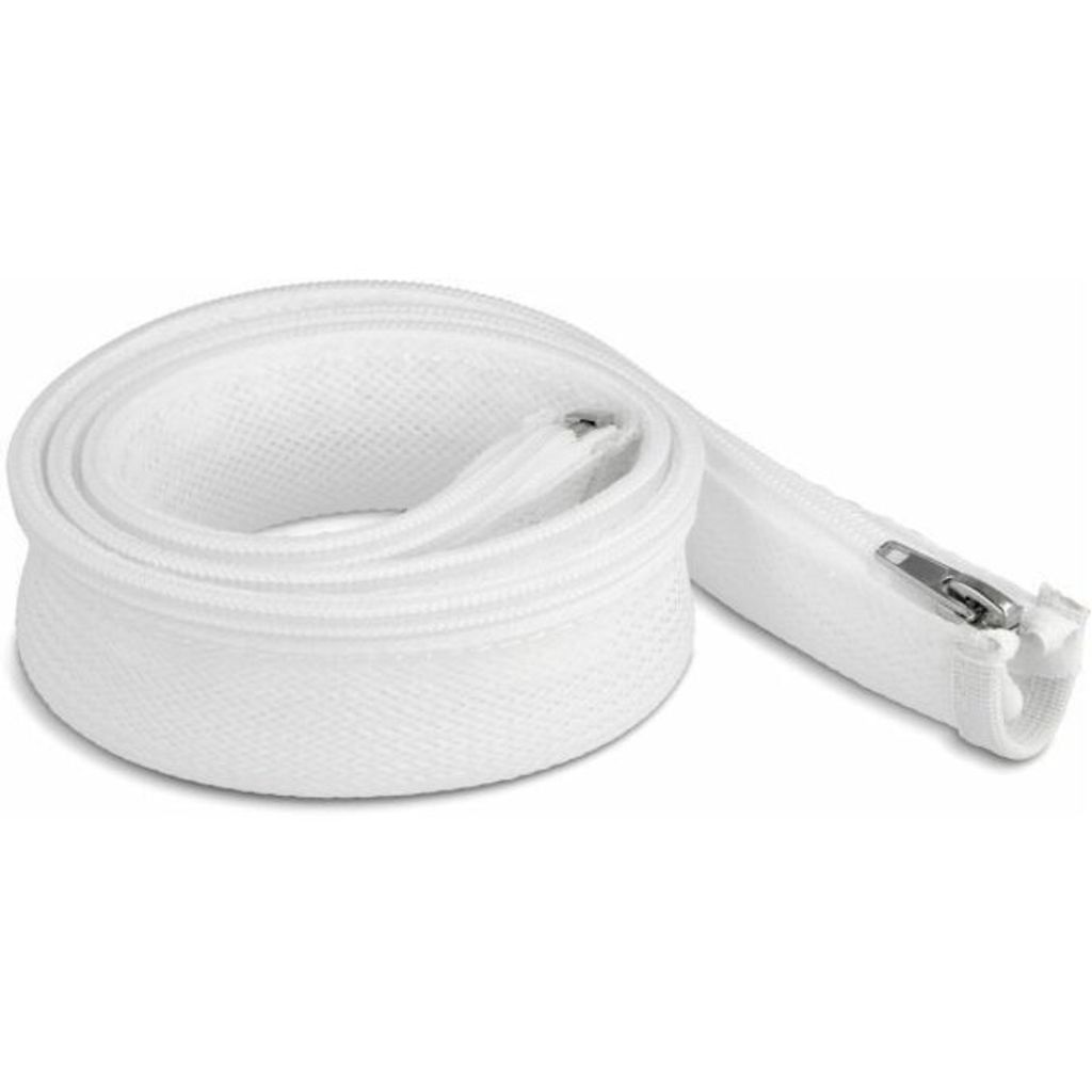 DELOCK Geflechtschlauch mit Reißverschluss 1 m x 30 mm weiß Produktbild 