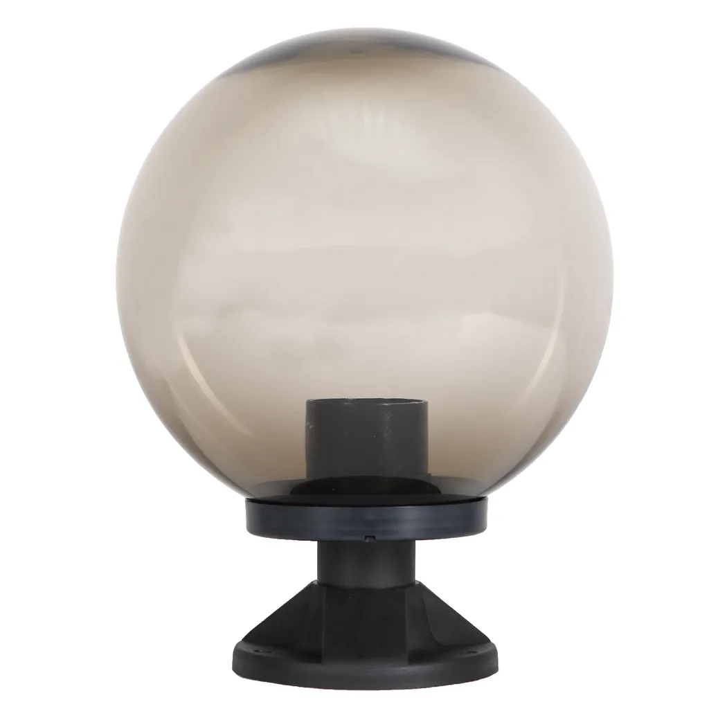 Éclairage de terrasse design sphère smoke 30cm - Lampe pour allée et cour