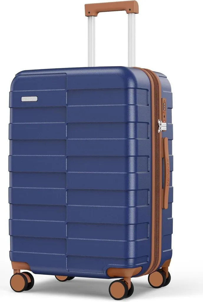 Valise de Taille Moyenne Rigide 65cm Vipbox 4 Roues Multidirectionnelles
