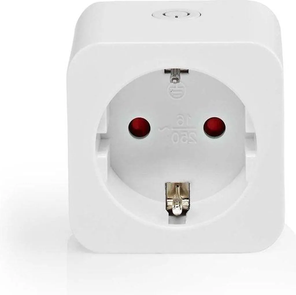 Prise intelligente avec compteur d'énergie 16A blanc pour suivi conso