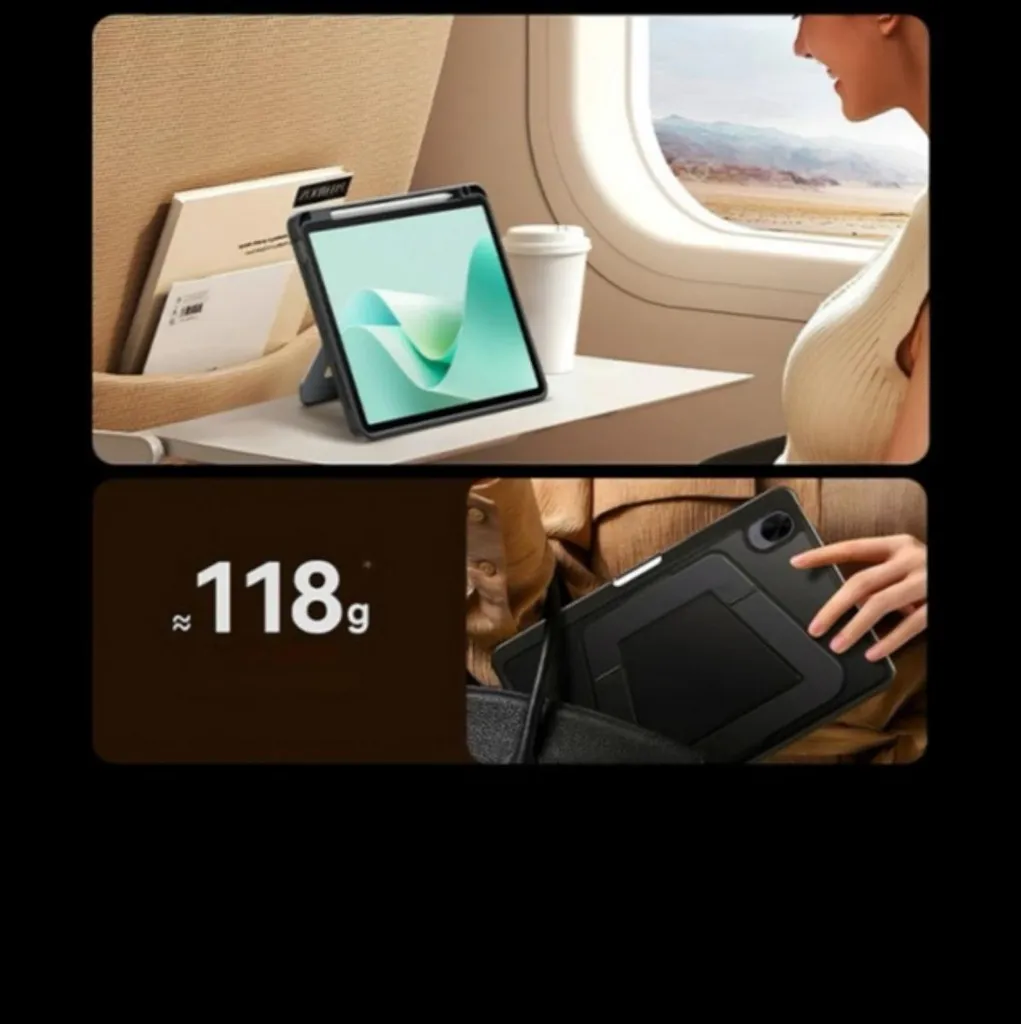 Housse Tablette MatePad Pro 13.2 avec Support Intégré Invisible Noir - 4