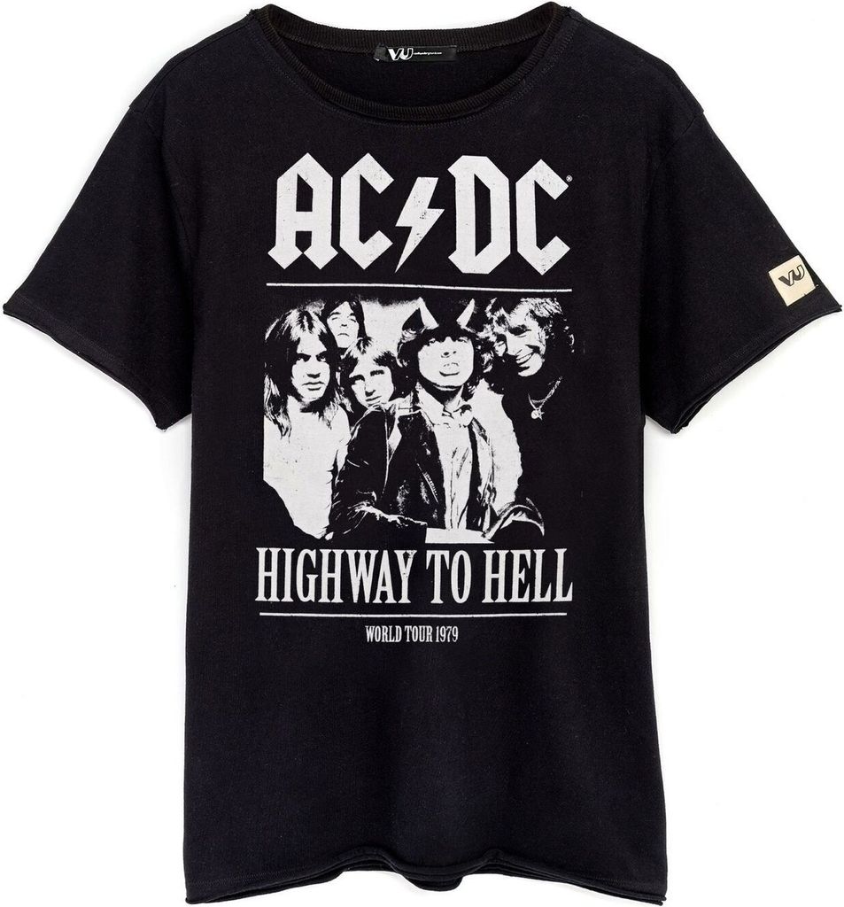 AC/DC - "Highway To Hell" T-Shirt für Herren/Damen Uni NS6638 (M) (Schwarz)