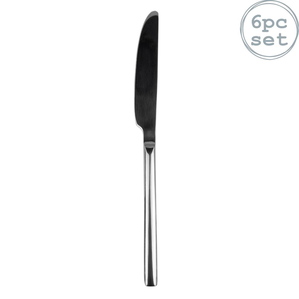Tondo Edelstahl 18/0 Messer - 6er-Set