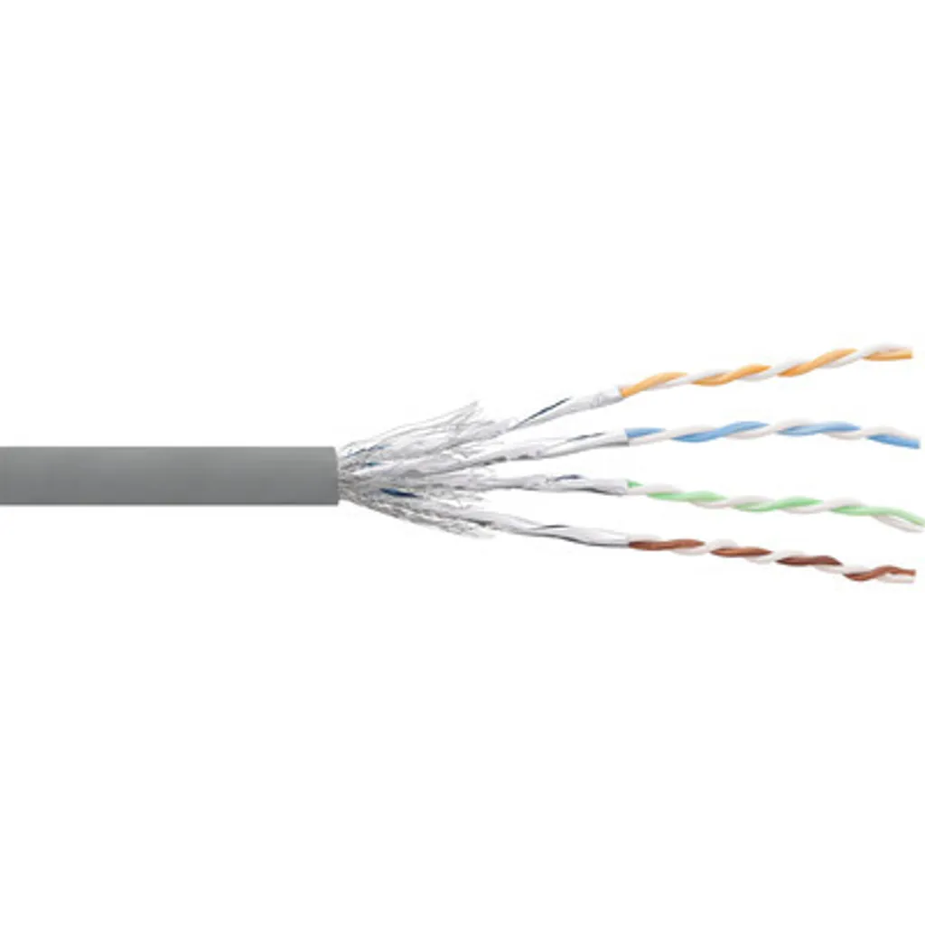 Matassa Rete InLine Cat 6 S/FTP PiMF 100 Metri PVC AWG27 Grigio