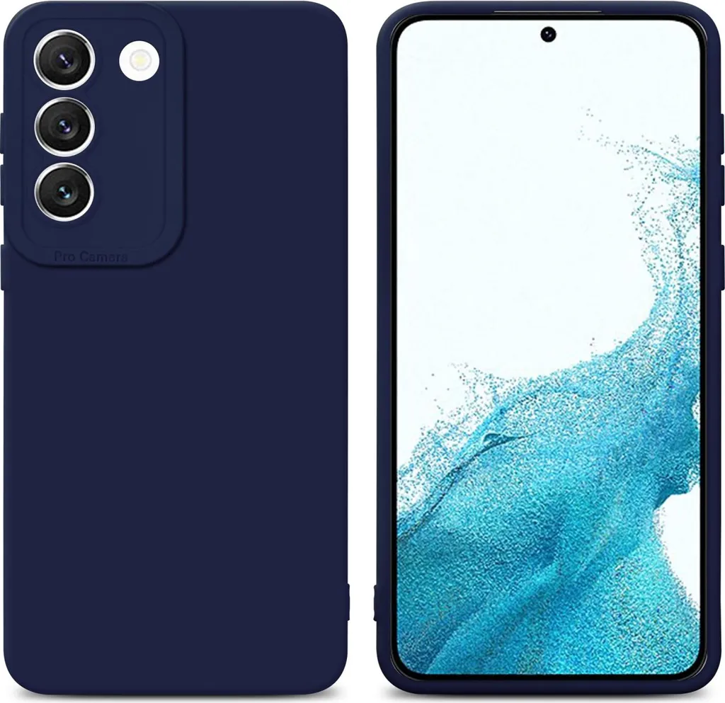 Custodia Cadorabo HTC U Play Frost Blu Scuro | Cover Morbida In Silicone TPU Sottile 1,2 Mm | Bordo Rialzato Antiurto | Anti-sdrucciolo
