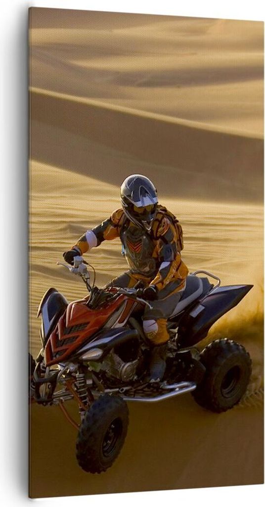 Bild auf Leinwand - Leinwandbild - Safari Rallye Wettkämpfe Sport - 65x120cm - Wand Bild - Wanddeko - Leinwanddruck - Bilder - Kunstdruck - Wandde...