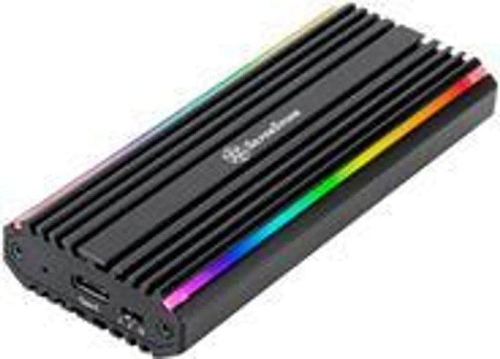 SilverStone SST-MS13 Boîtier SSD M.2 NVMe USB 3.2 Gen 2 Type-C 10Gbps