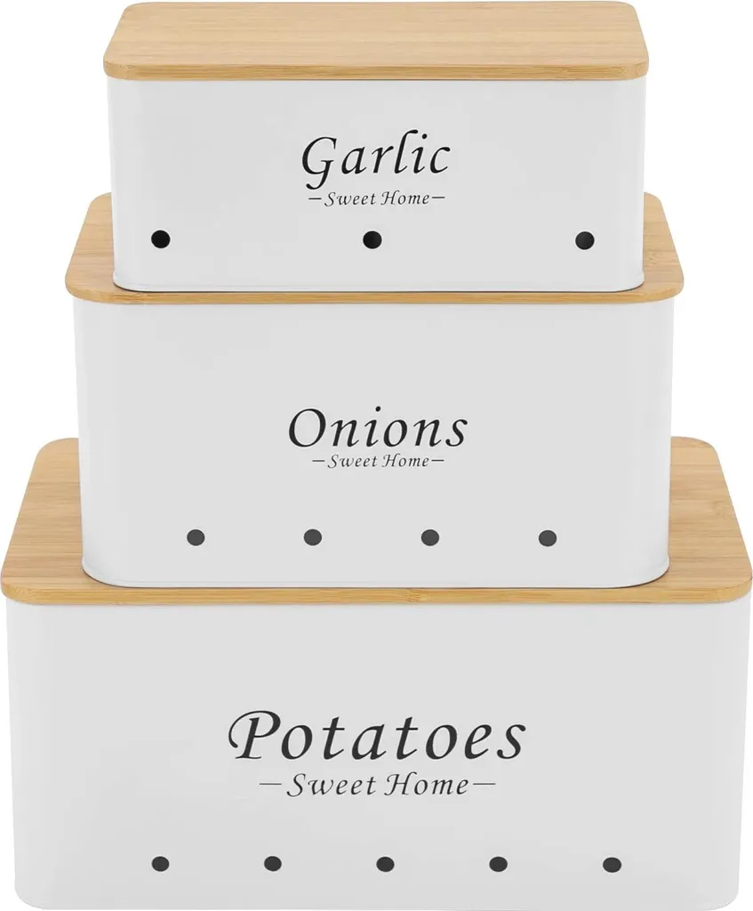 Set de 3 paniers de rangement polyvalents blancs au design moderne