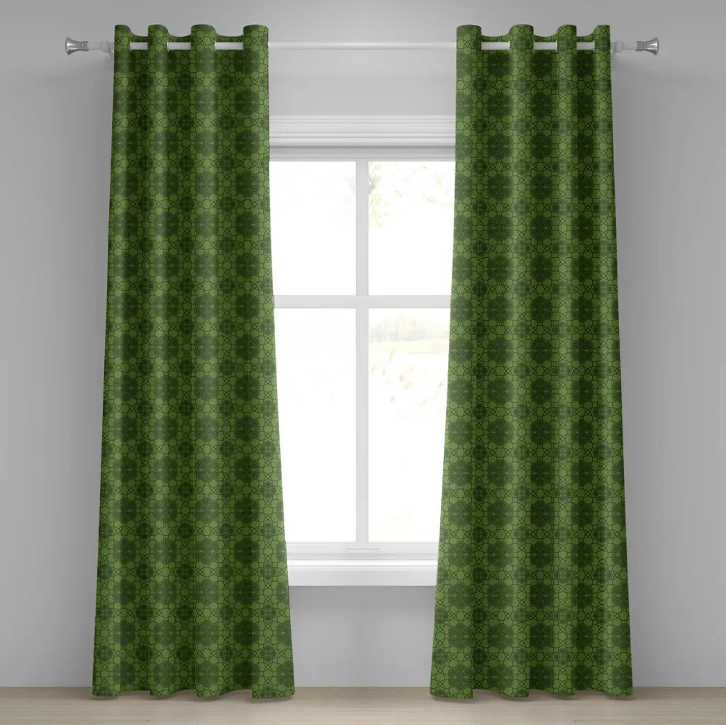 Tende 2 Pannelli Verde Salvia ABAKUHAUS 280x225 - Lavabili e Durevoli