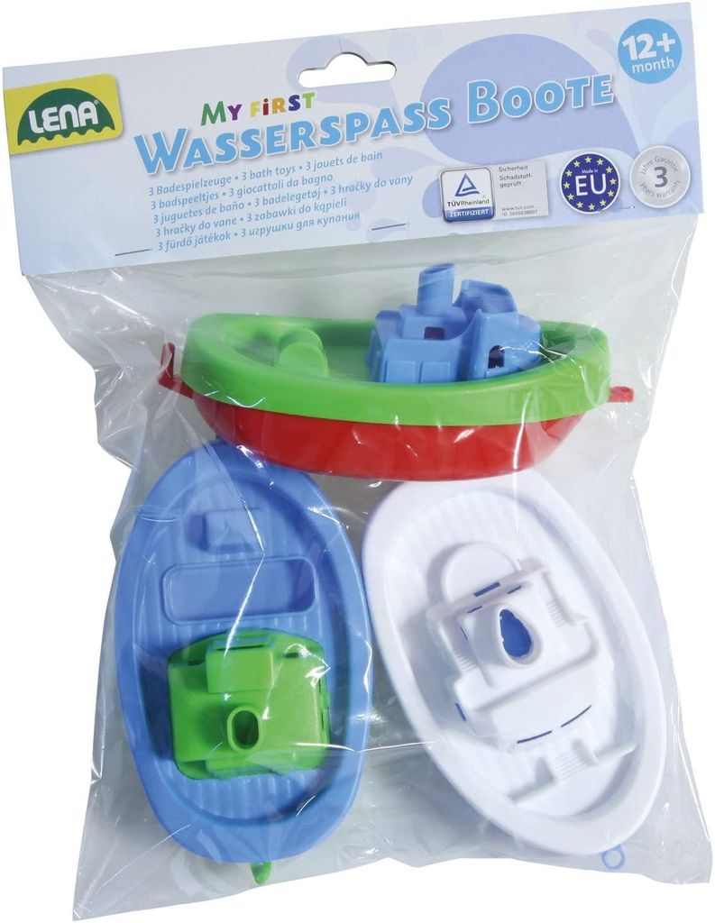 Simm 3er Set Badeboote Spielzeugboote Wasserspielzeug Produktbild 