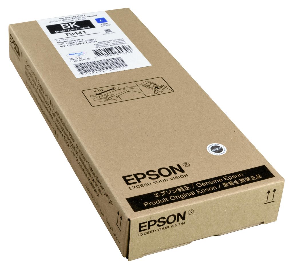 Epson WF-C5xxx Series Ink Cartridge L Black, Schwarz, Tinte Produktbild 