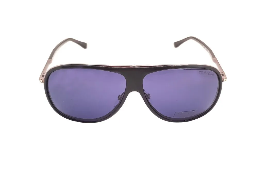 Lunettes de soleil pour homme Tom Ford Chris FT0462 Monture Métallique