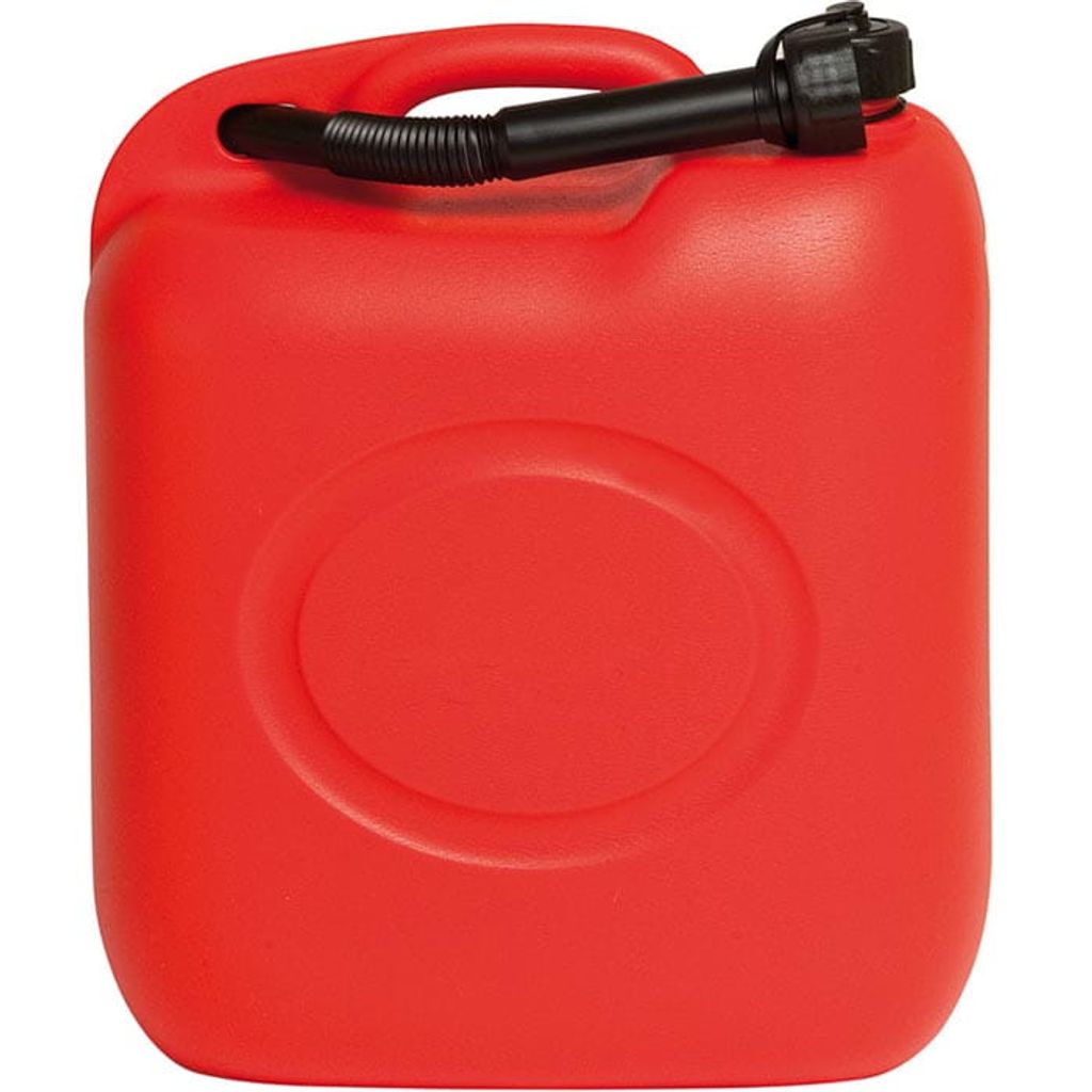 Benzinkanister Benzin-Kanister Kraftstoffkanister Kunststoff mit Trichter 10 Liter rot