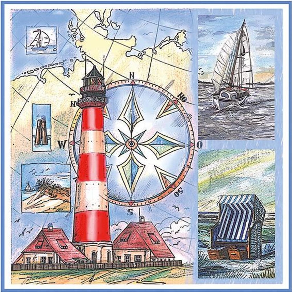 Ambiente Servietten "Living Coast"