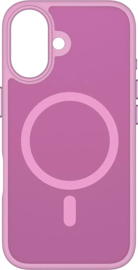 Protection iPhone 16 Rose Coque Magnétique Mate Compatible MagSafe