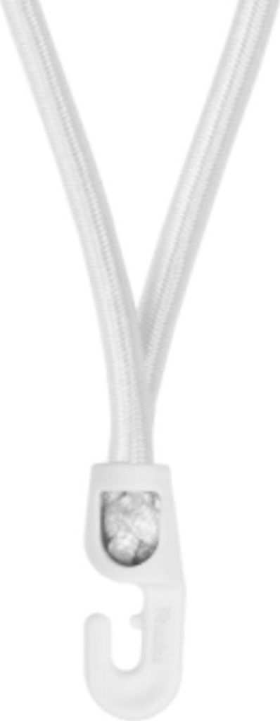Elastický popruh s háčikom v bielej farbe 18 cm Obrázok produktu 