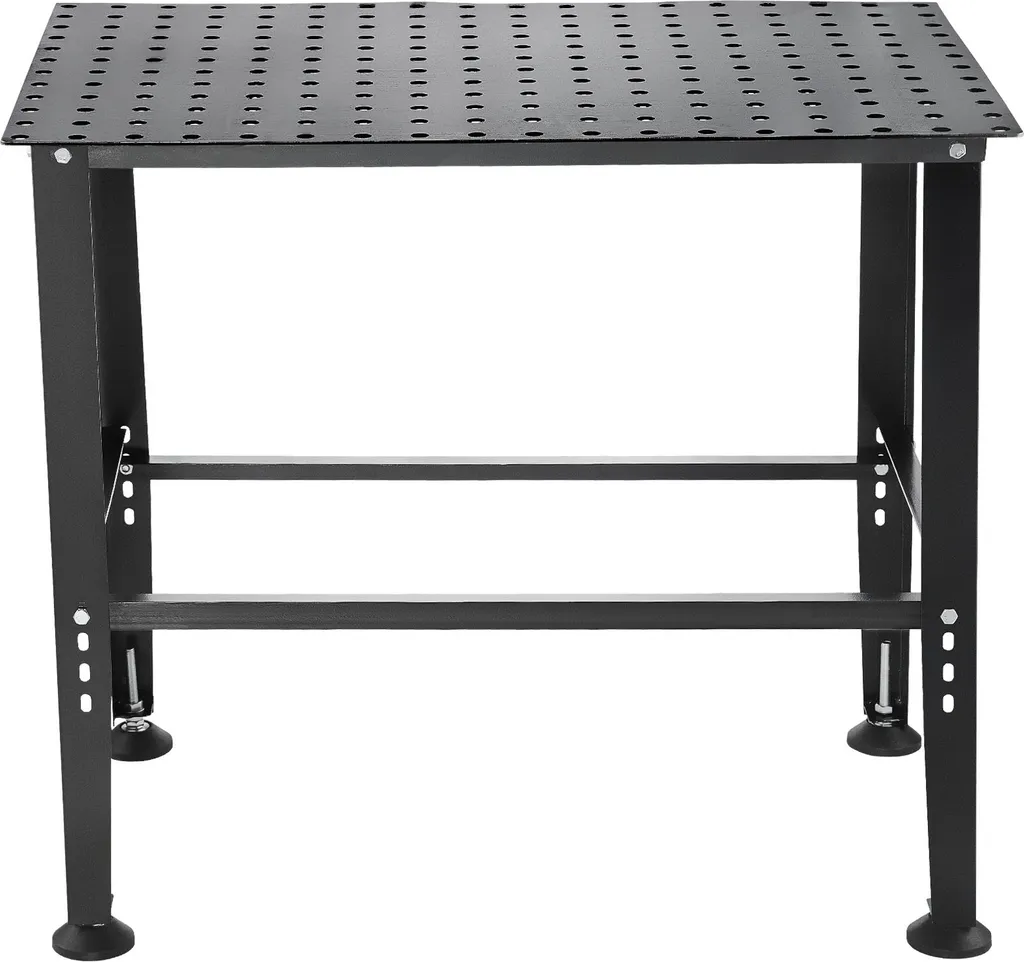 Table de travail en acier 362kg plateau 914x609mm avec pieds ajustables