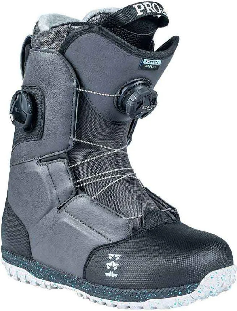 Bottes de Snowboard pour Femme Rome Bodega Boa Grises - Confort All-Mountain