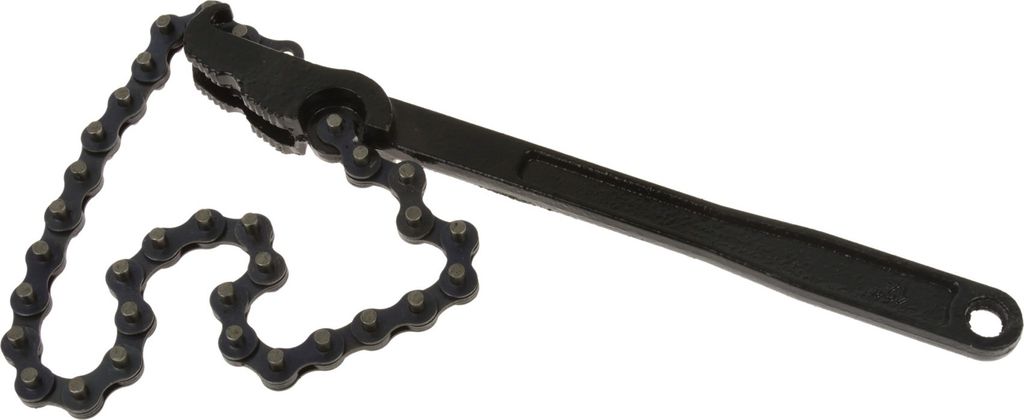 BSD Ölfilterschlüssel - Universal Ölfilterschlüssel, Ketten Ölfilterschlüssel - 1/2” Verkant - 150mm