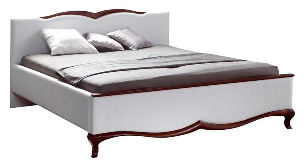 Bett Doppelbett Holzbett Polsterbett Schlafstätte Komfortbett Zweibett