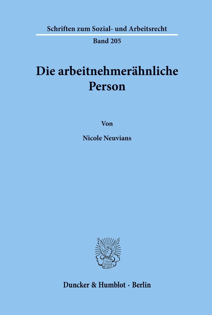 Die arbeitnehmerähnliche Person.