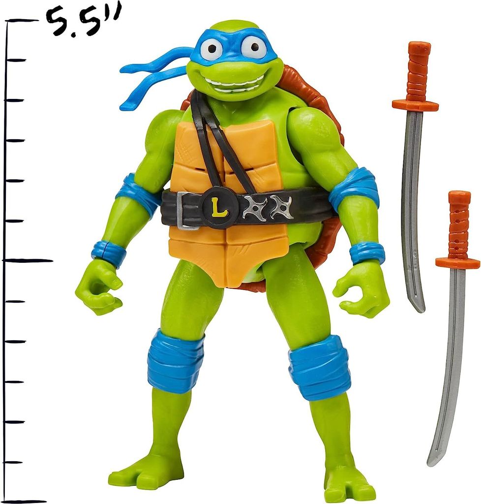 Wojownicze Żółwie Ninja figurKa Leonardo 14cm TURTLES