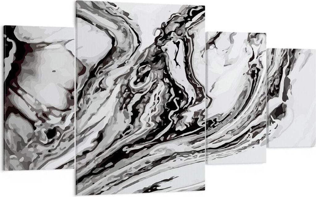 Bild auf Leinwand - Leinwandbild - Abstraktion modern - 160x90cm - Wand Bild - Wanddeko - Leinwanddruck - Bilder - Kunstdruck - Wanddekoration - Le...