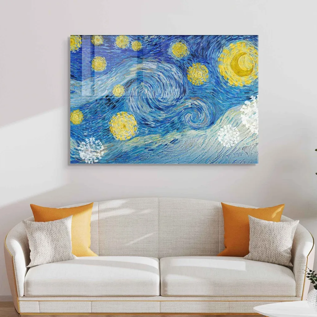 Wallity UV-662 Quadro in Vetro Temperato 45x65 - Arte Parete Moderna