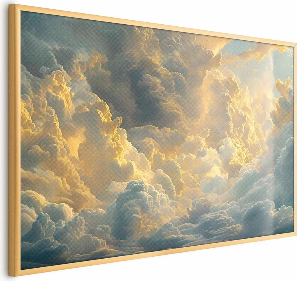 Poster Last Breath of Day 90x60 cm con Cornice Dorata - Arredo Lusso