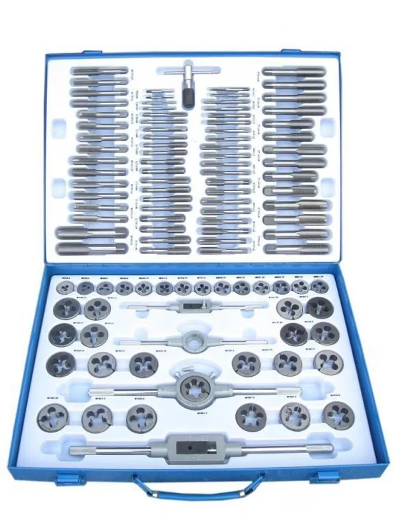 Réparez vos filetages foirés avec le coffret tarauds et filières 110pcs