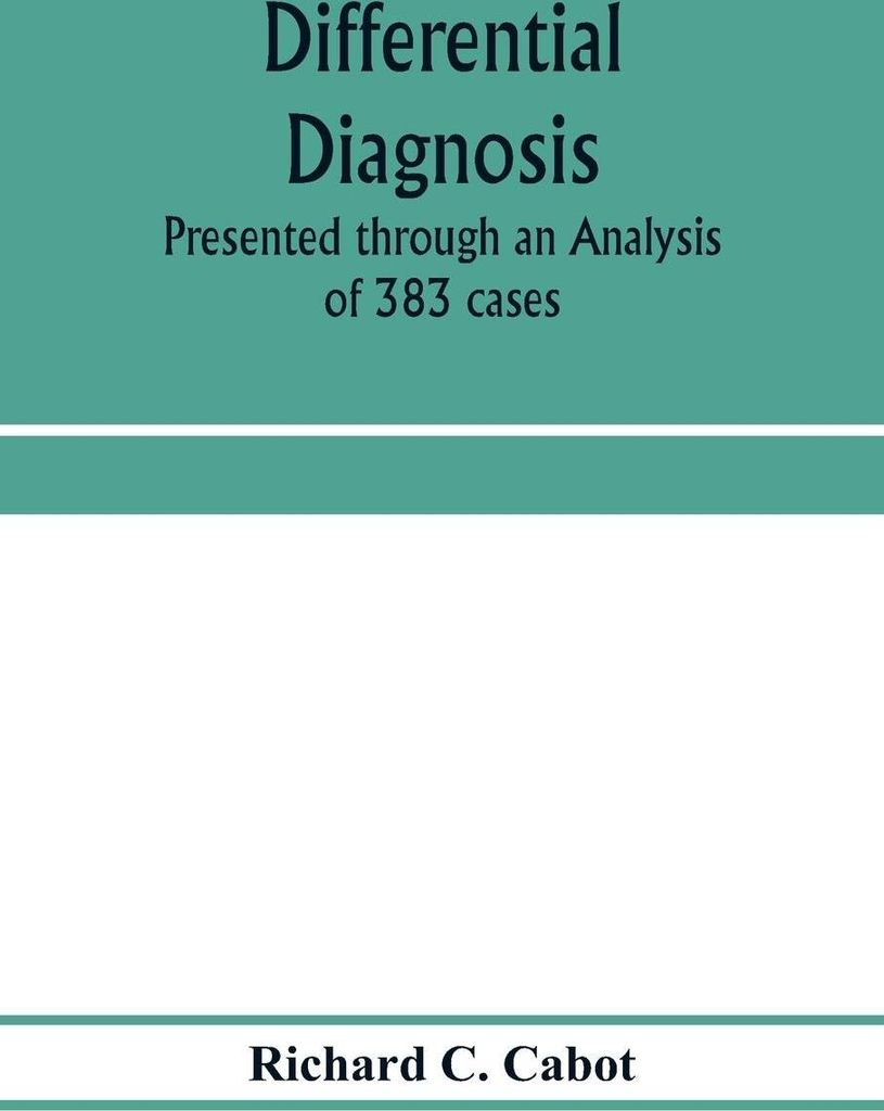 Differential diagnosis; Presented through an Analysis of 383 cases