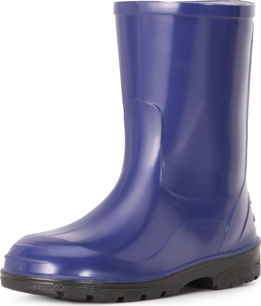 Ladeheid Kinder Mädchen Jungen Gummistiefel Regenstiefel LA-939 (Blau-2, 35 EU).