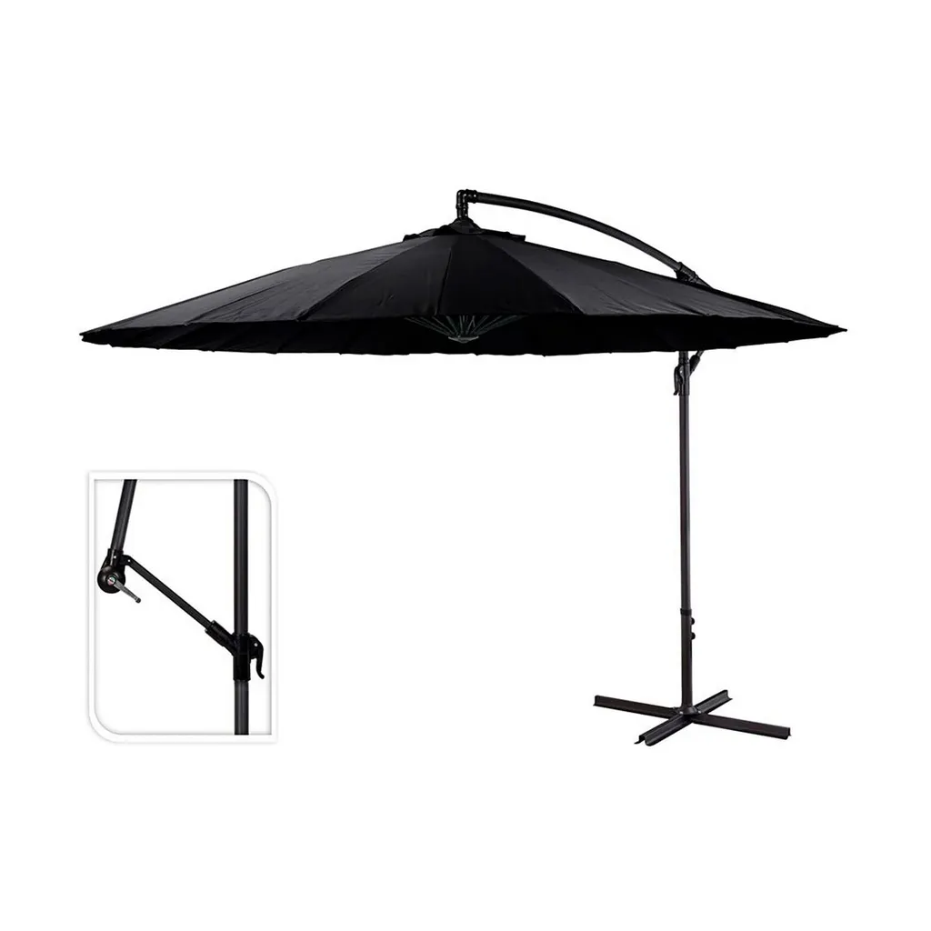 Plaque de pot de fleurs Ambiance Noir Métal Aluminium de 40 cm pour déco