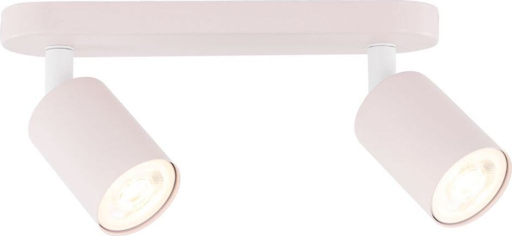 Kinderzimmerlampe Metall GU10 verstellbar Rosa 2-flammig Produktbild 