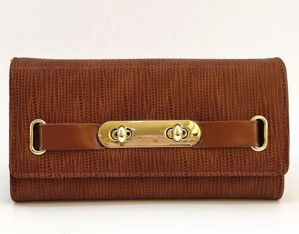 Portafoglio Yareli da Donna Marrone - Elegante e Spazioso KP11435