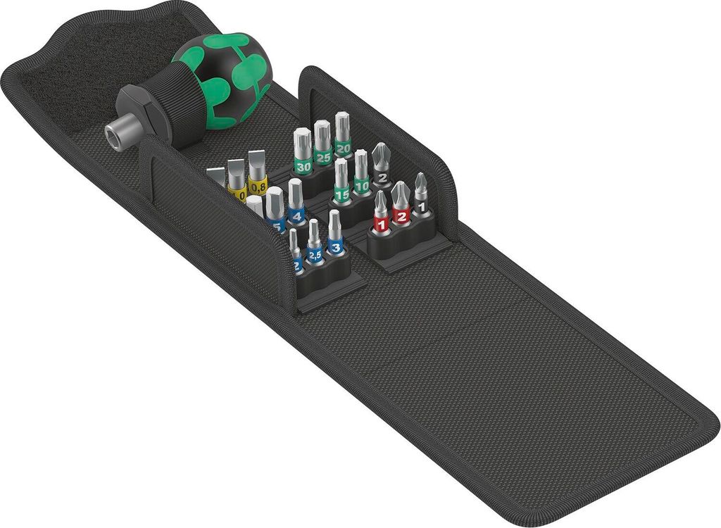 Wera Kraftform Kompakt Stubby 1 Bits-Sortiment