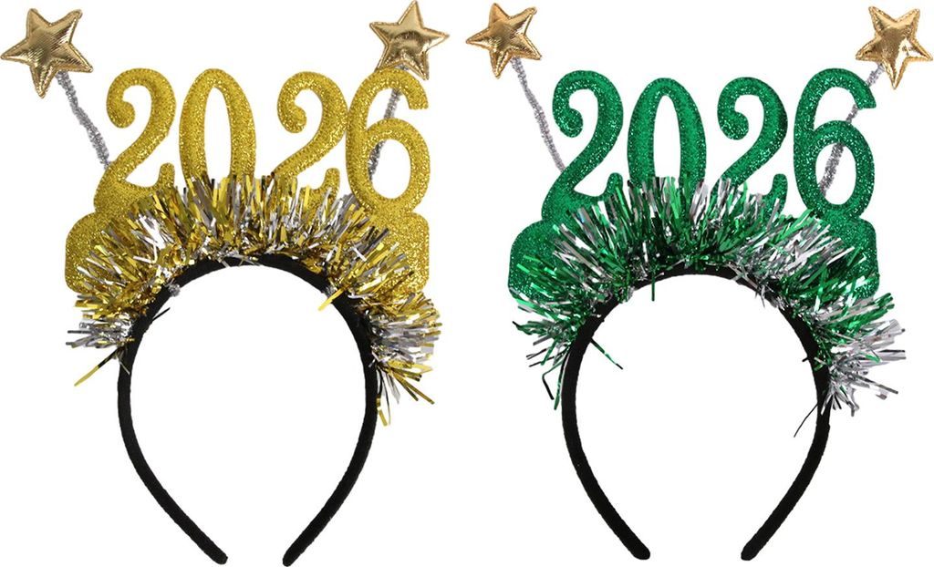 Glitzerndes Haarband 2026 für Silvester, Weihnachtsfeiern und festliche Anlässe – Haaraccessoire mit Sternen