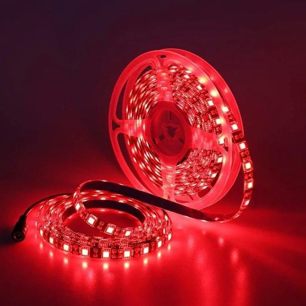 Bande LED 12V 5m Noire IP65 300 SMD 5050 Ruban Lumineux Découpable