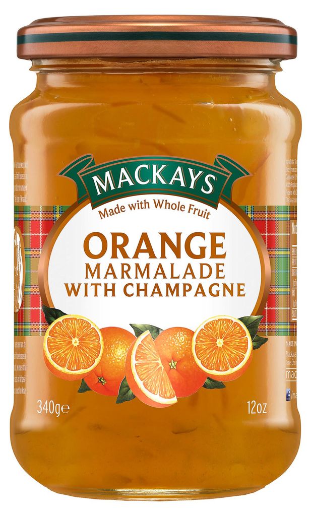 MACKAYS Orangenmarmelade mit Champagner, 340g Produktbild 